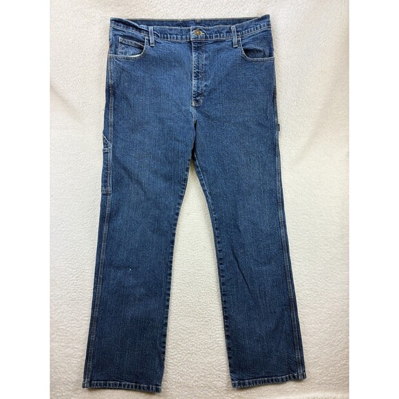 Vintage Distressed And Faded Dickies Carpenter Jeans Men’s 36 X 32 Workwear Pant - Picture 1 of 15